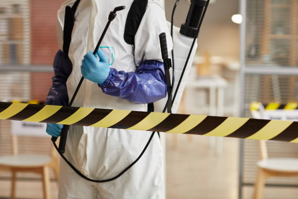 Professional Biohazard technician working in Dripping Springs, TX